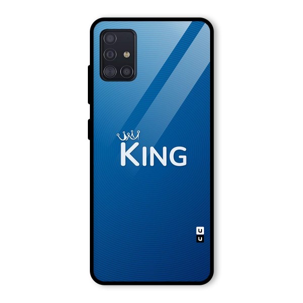 Royal King Glass Back Case for Galaxy A51