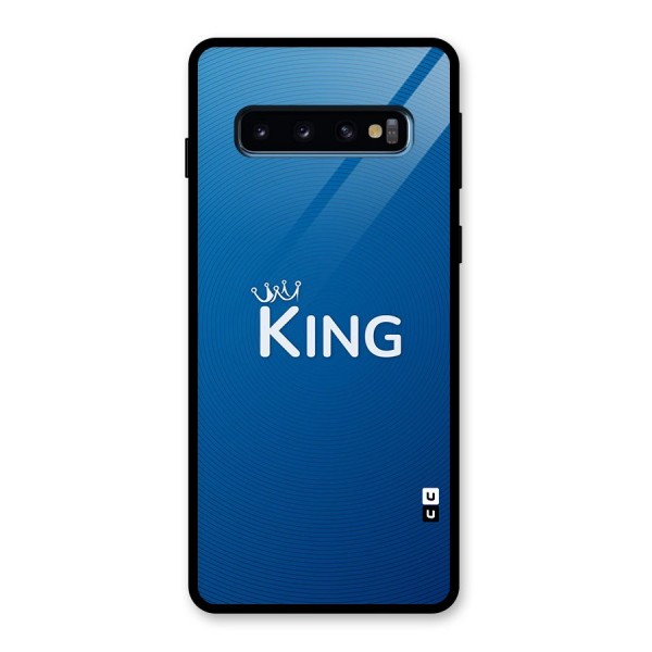 Royal King Glass Back Case for Galaxy S10