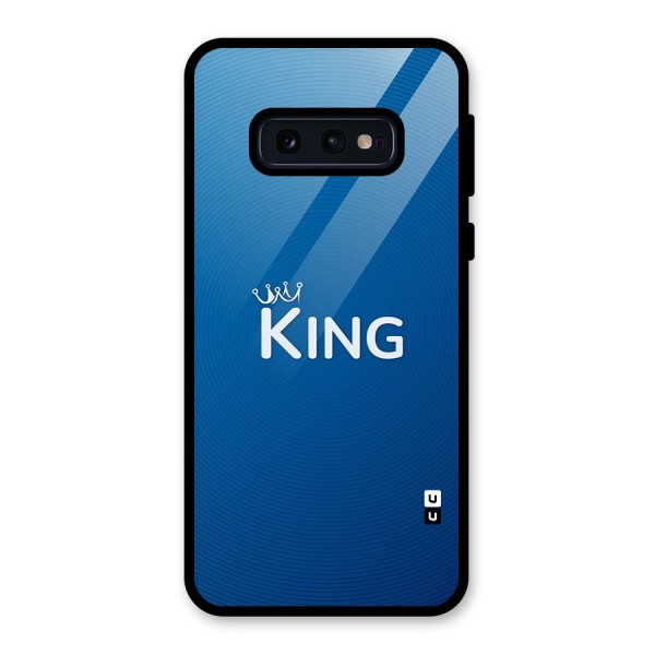 Royal King Glass Back Case for Galaxy S10e