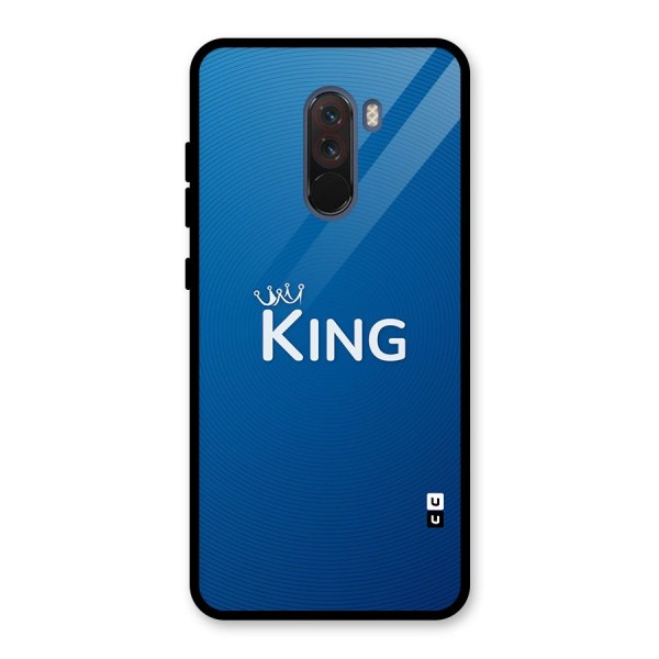 Royal King Glass Back Case for Poco F1