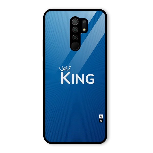 Royal King Glass Back Case for Redmi 9 Prime