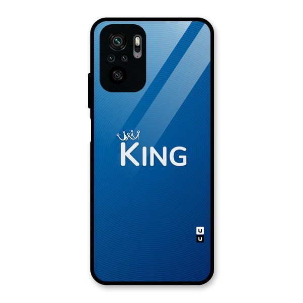 Royal King Glass Back Case for Redmi Note 10