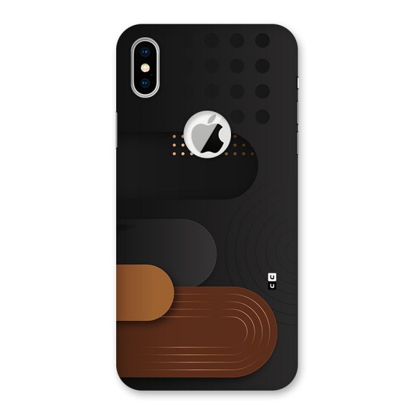 Royal Shades Back Case for iPhone XS Logo Cut