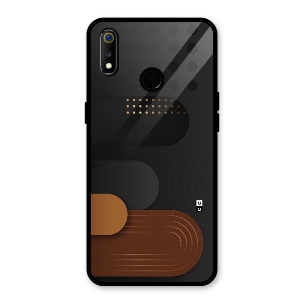 Royal Shades Glass Back Case for Realme 3