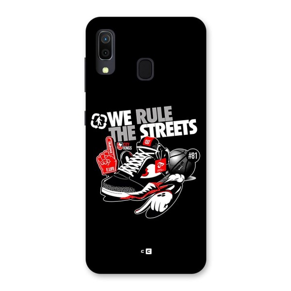 Rule The Streets Back Case for Galaxy A30