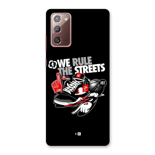 Rule The Streets Back Case for Galaxy Note 20