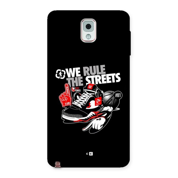 Rule The Streets Back Case for Galaxy Note 3