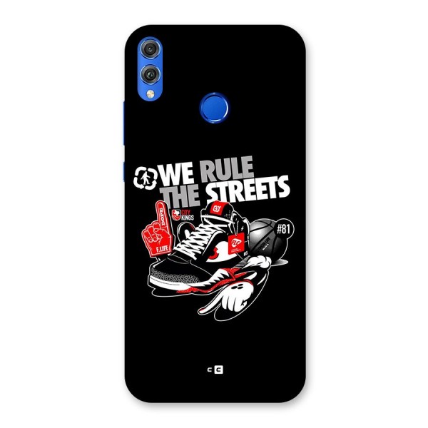 Rule The Streets Back Case for Honor 8X