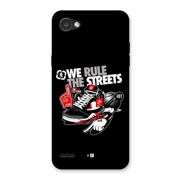 Rule The Streets Back Case for LG Q6