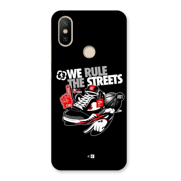 Rule The Streets Back Case for Mi A2