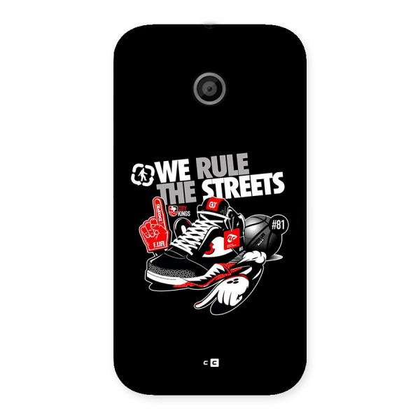 Rule The Streets Back Case for Moto E