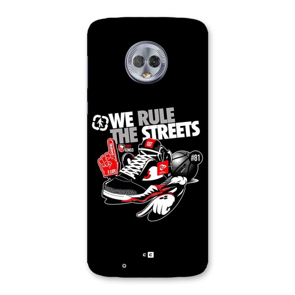 Rule The Streets Back Case for Moto G6