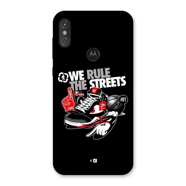 Rule The Streets Back Case for Motorola One Power