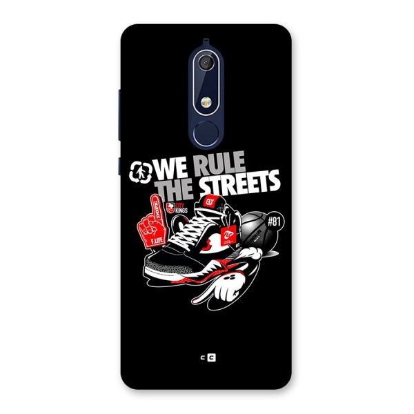 Rule The Streets Back Case for Nokia 5.1