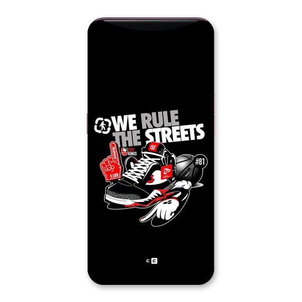 Rule The Streets Back Case for Oppo Find X