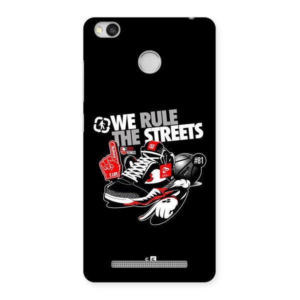 Rule The Streets Back Case for Redmi 3S Prime