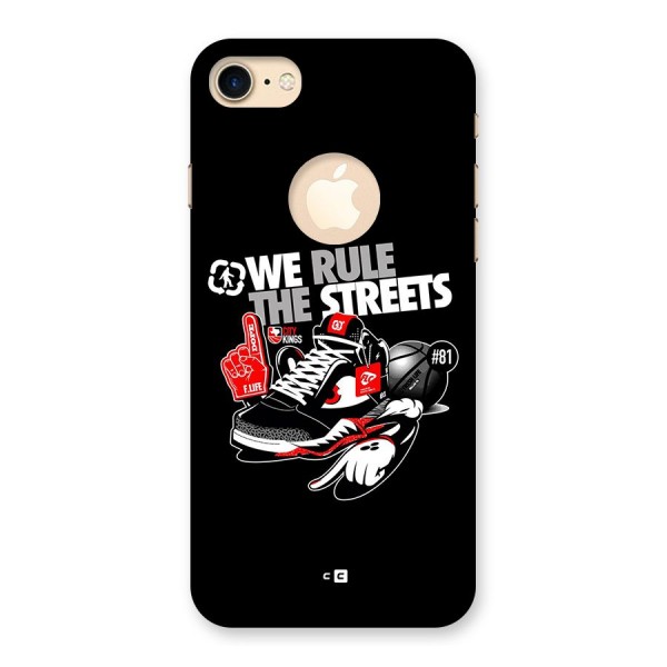 Rule The Streets Back Case for iPhone 8 Logo Cut