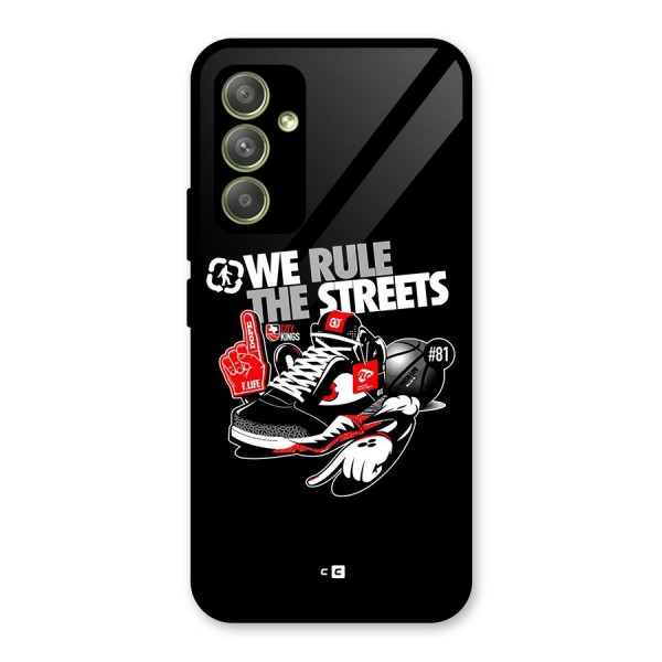 Rule The Streets Glass Back Case for Galaxy A54