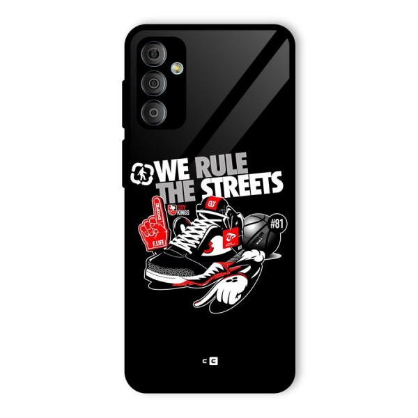 Rule The Streets Glass Back Case for Galaxy F23