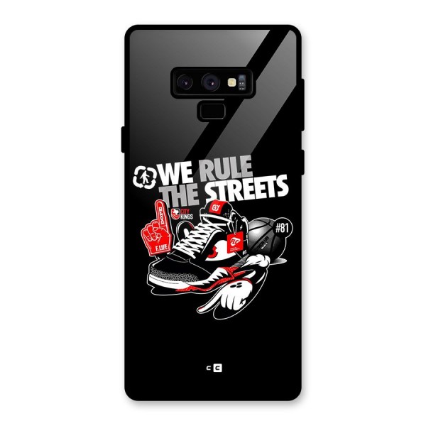 Rule The Streets Glass Back Case for Galaxy Note 9