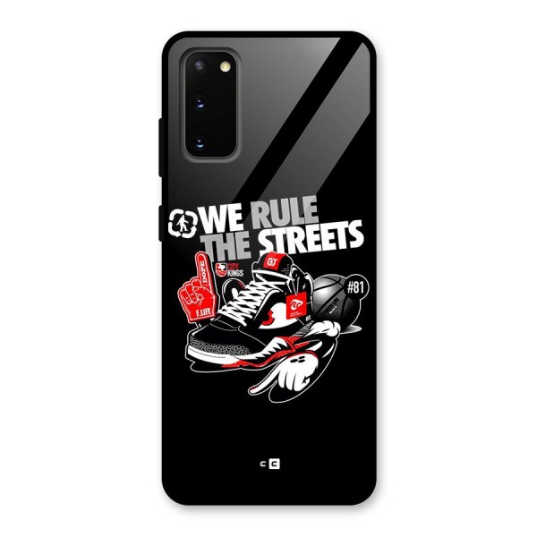 Rule The Streets Glass Back Case for Galaxy S20