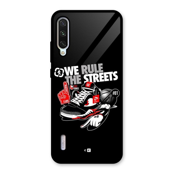 Rule The Streets Glass Back Case for Mi A3