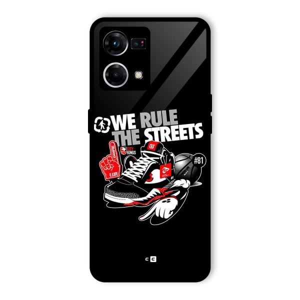 Rule The Streets Glass Back Case for Oppo F21 Pro 4G