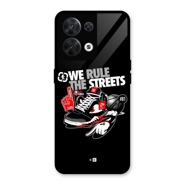 Rule The Streets Glass Back Case for Oppo Reno8 5G