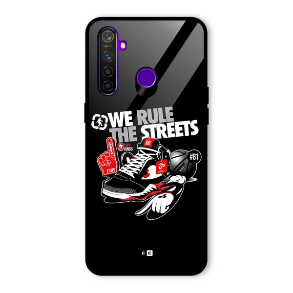Rule The Streets Glass Back Case for Realme 5 Pro
