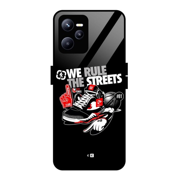 Rule The Streets Glass Back Case for Realme C35