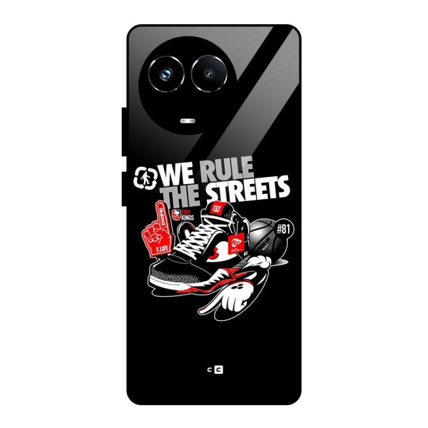 Rule The Streets Glass Back Case for Realme Narzo 60X