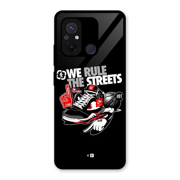 Rule The Streets Glass Back Case for Redmi 12C