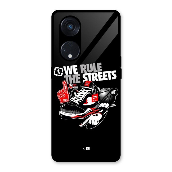 Rule The Streets Glass Back Case for Reno8 T 5G