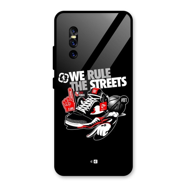 Rule The Streets Glass Back Case for Vivo V15 Pro