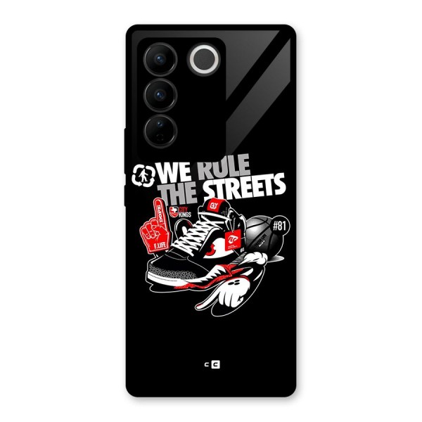 Rule The Streets Glass Back Case for Vivo V27