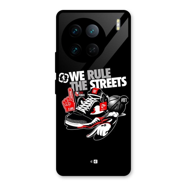 Rule The Streets Glass Back Case for Vivo X90 Pro