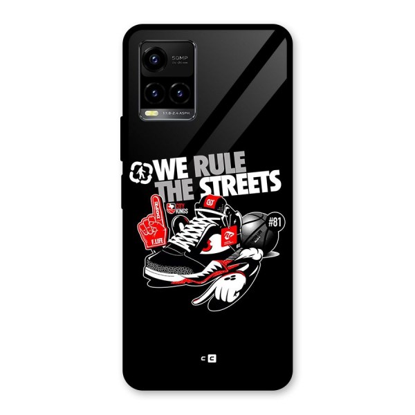 Rule The Streets Glass Back Case for Vivo Y21A