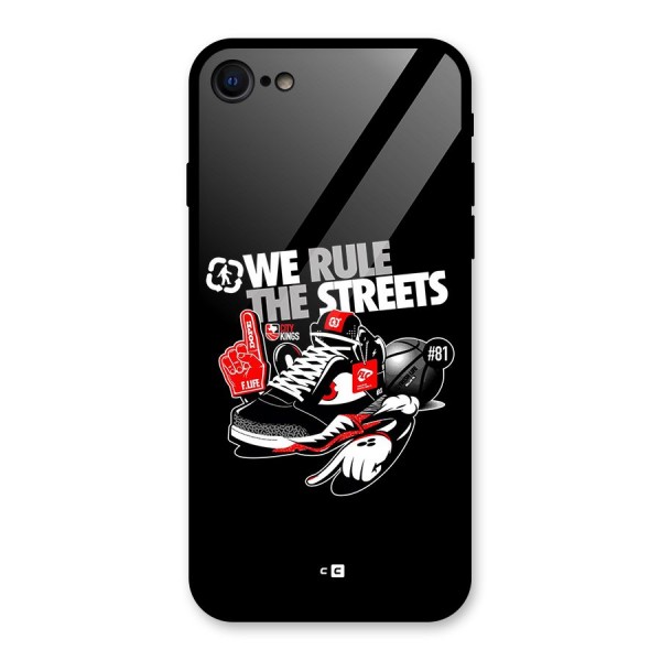 Rule The Streets Glass Back Case for iPhone SE 2020