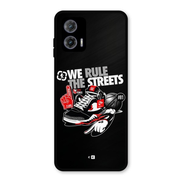 Rule The Streets Metal Back Case for Moto G73