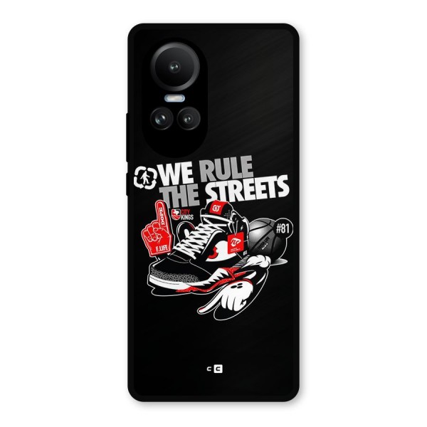 Rule The Streets Metal Back Case for Oppo Reno10 Pro