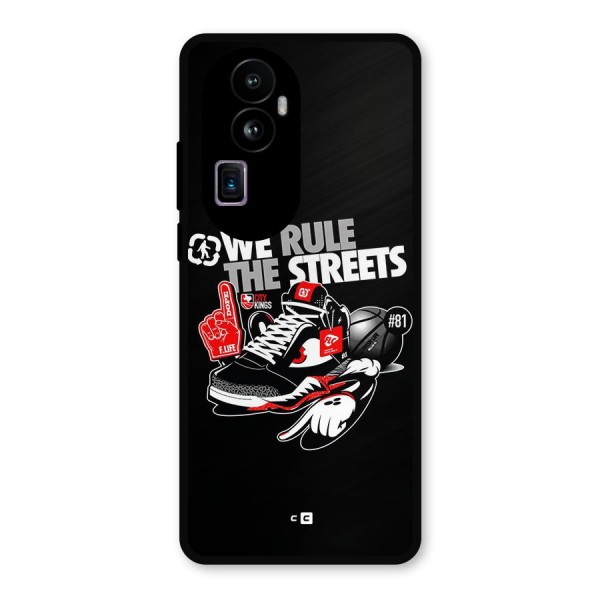 Rule The Streets Metal Back Case for Oppo Reno10 Pro Plus