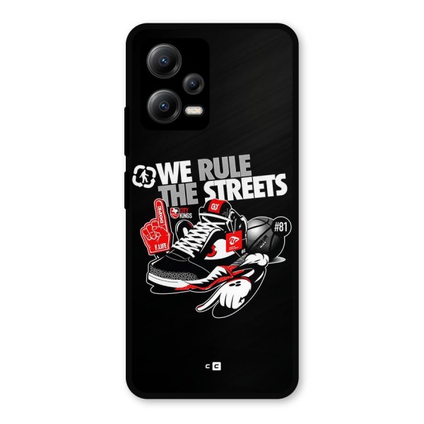 Rule The Streets Metal Back Case for Poco X5