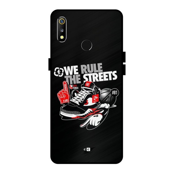 Rule The Streets Metal Back Case for Realme 3i