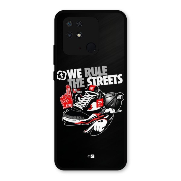 Rule The Streets Metal Back Case for Redmi 10