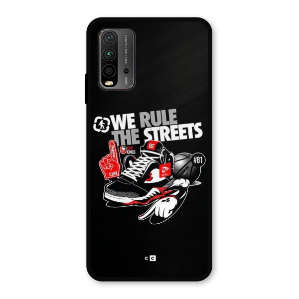 Rule The Streets Metal Back Case for Redmi 9 Power