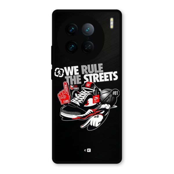 Rule The Streets Metal Back Case for Vivo X90 Pro