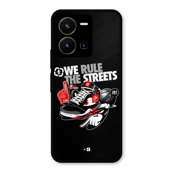 Rule The Streets Metal Back Case for Vivo Y35