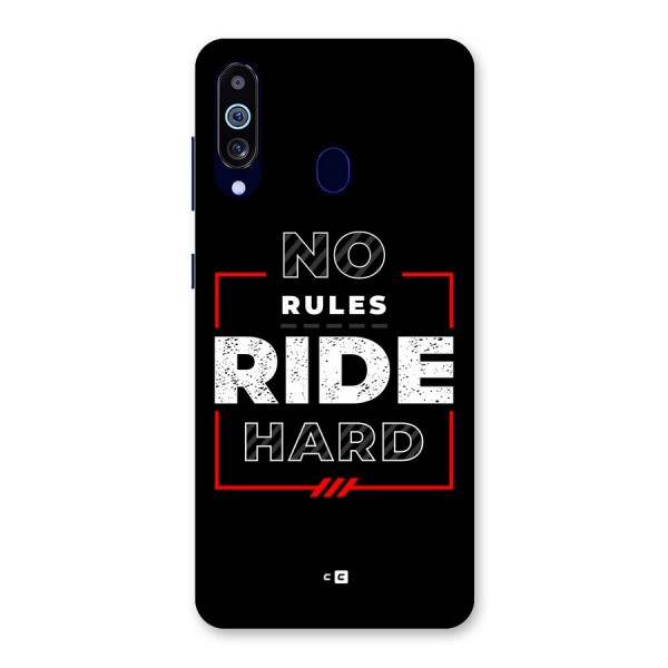 Rules Ride Hard Back Case for Galaxy A60