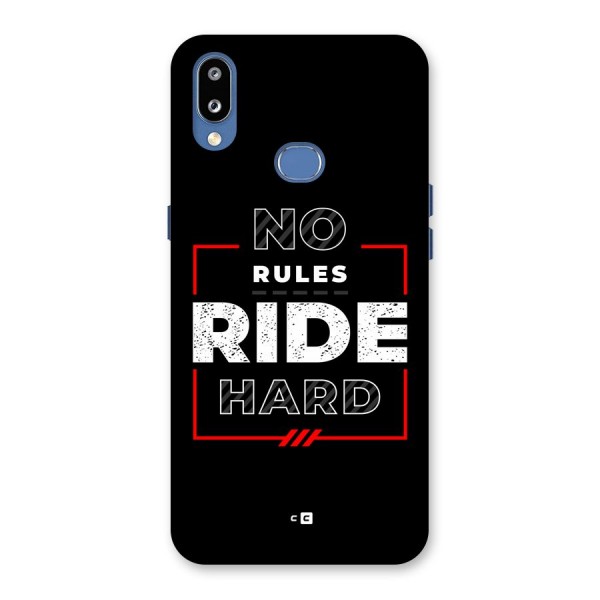 Rules Ride Hard Back Case for Galaxy M01s