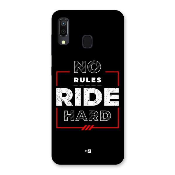 Rules Ride Hard Back Case for Galaxy M10s